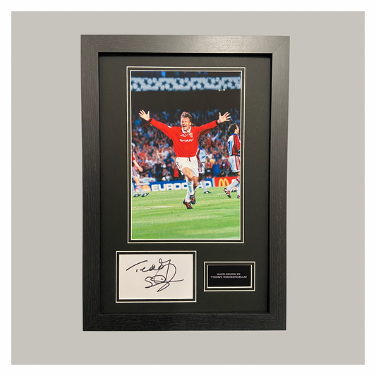 TEDDY SHERINGHAM HAND SINGED DISPLAY