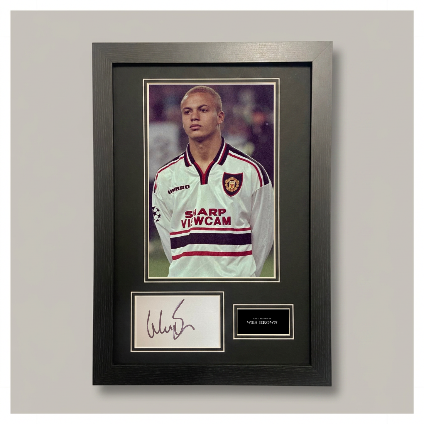 WES BROWN MOUNTED DISPLAY