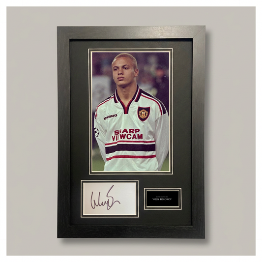 WES BROWN MOUNTED DISPLAY