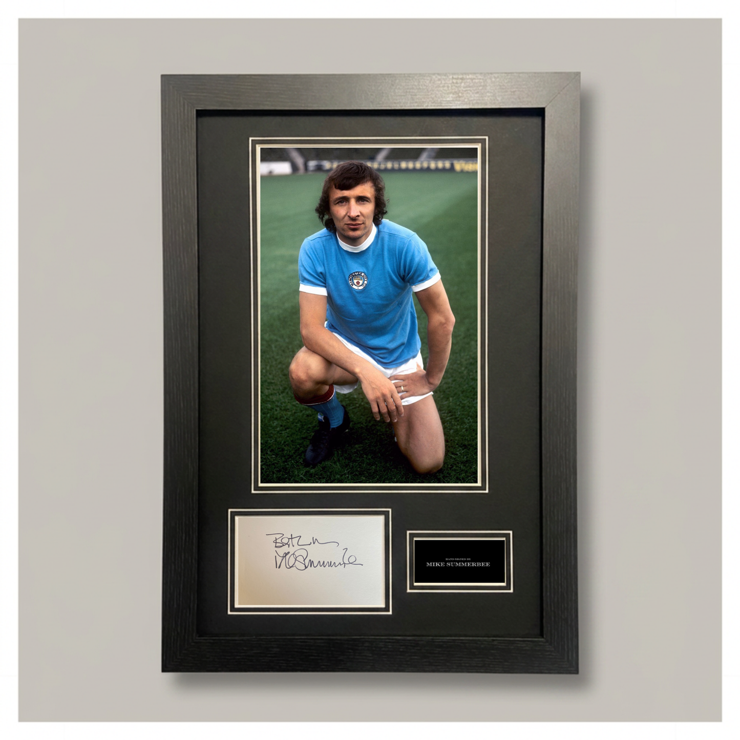 MIKE SUMMERBEE MOUNTED DISPLAY