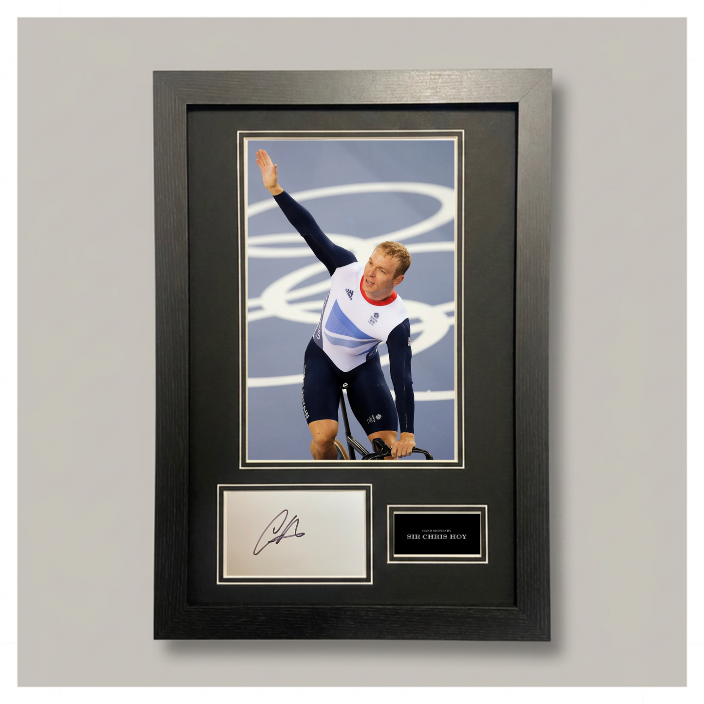 SIR CHRIS HOY MOUNTED DISPLAY