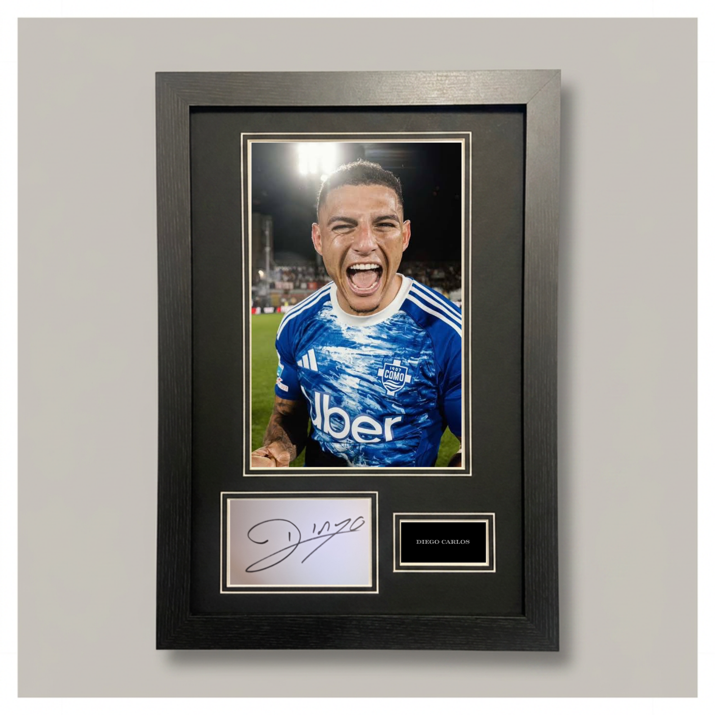 DIEGO CARLOS SIGNED PHOTO MOUNTED DISPLAY COMO 1907 (Copy)
