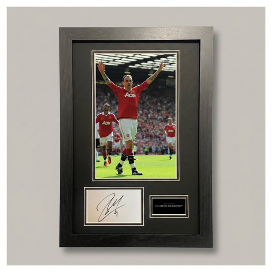 DIMITAR BERBATOV MOUNTED DISPLAY