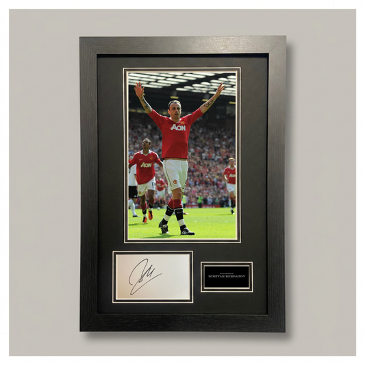 DIMITAR BERBATOV MOUNTED DISPLAY