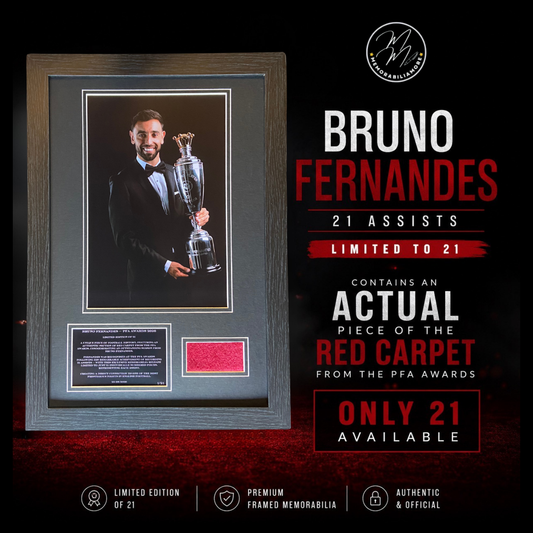 BRUNO FERNANDES PFA RED CARPET DISPLAY
