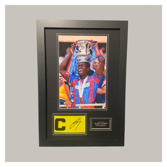 MARC GUEHI SIGNED CAPTAINS ARMBAND DISPLAY