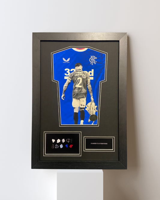 JAMES TAVERNIER HAND-PAINTED MINI SHIRT DISPLAY