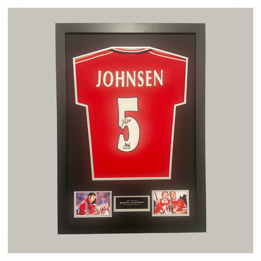 RONNY JOHNSEN FRAMED SHIRT DISPLAY