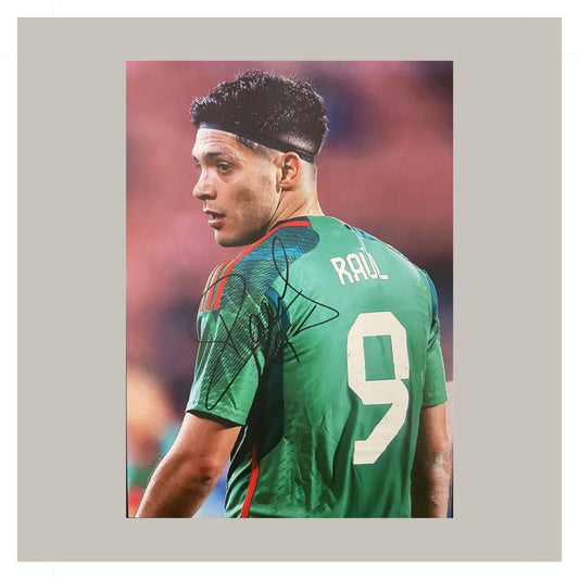 RAUL JIMENEZ HAND SIGNED A4 PHOTO