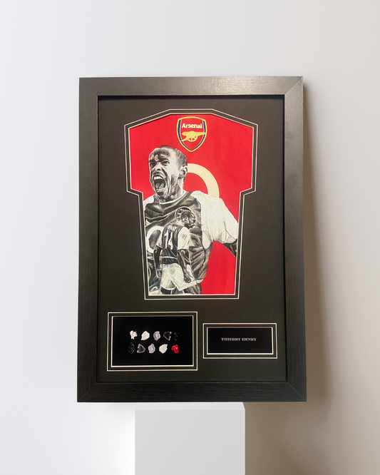 THEIRY HENRY HAND-PAINTED MINI SHIRT DISPLAY
