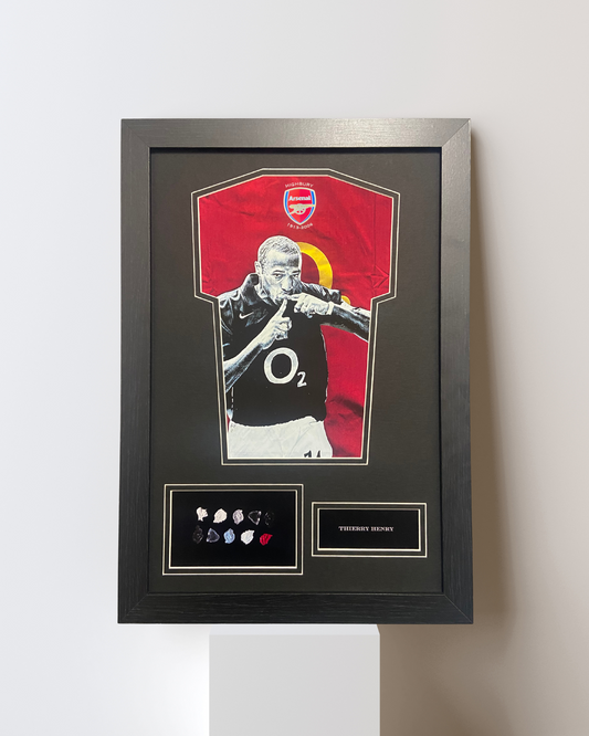 THEIRY HENRY HAND-PAINTED MINI SHIRT DISPLAY