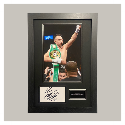 PAULIE MALIGNAGGI MOUNTED DISPLAY