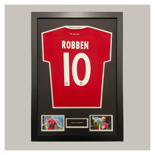 ARJEN ROBBEN SIGNED AND FRAMED SHIRT