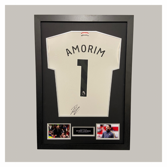 RUBEN AMORIM SIGNED AND FRAMED SHIRT