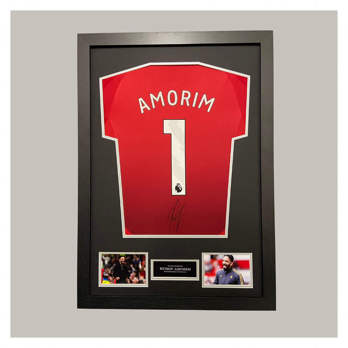 RUBEN AMORIM SIGNED AND FRAMED SHIRT