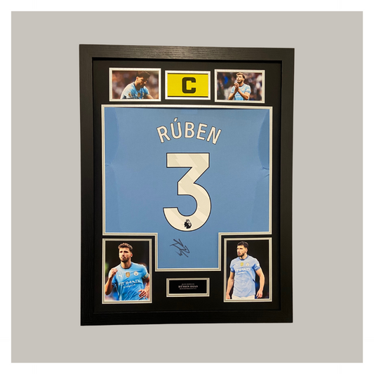 RUBEN DIAS SIGNED AND FRAMED SHIRT