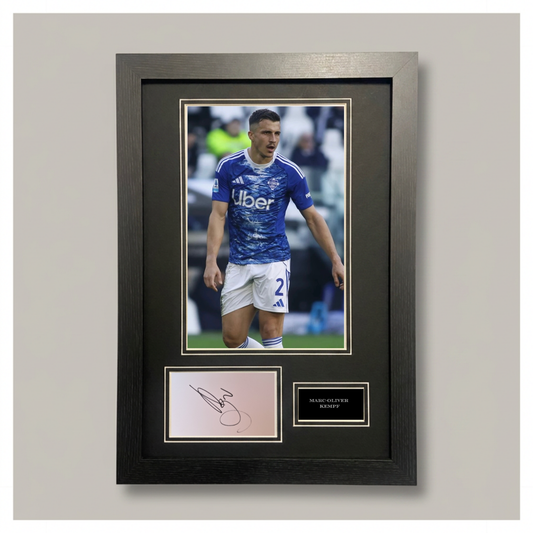 MARC-OLIVER KEMPF SIGNED PHOTO MOUNTED DISPLAY COMO 1907