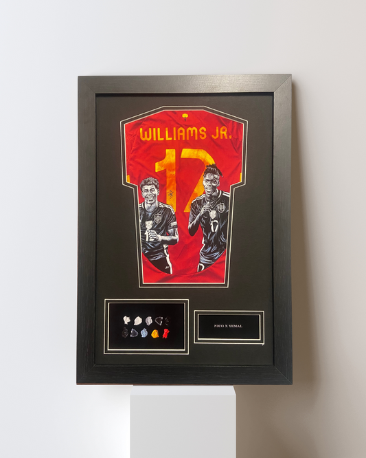 YEMAL X NICO HAND-PAINTED MINI SHIRT DISPLAY