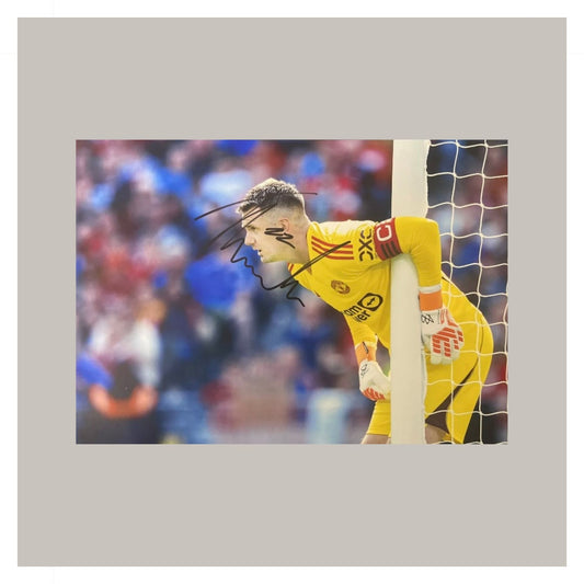 TOM HEATON HAND SIGNED A4 PHOTO