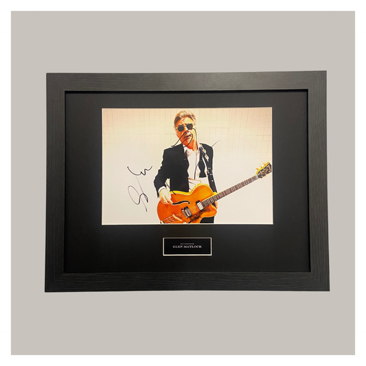 GLEN MATLOCK HAND SIGNED DISPLAY SEX PISTOLS
