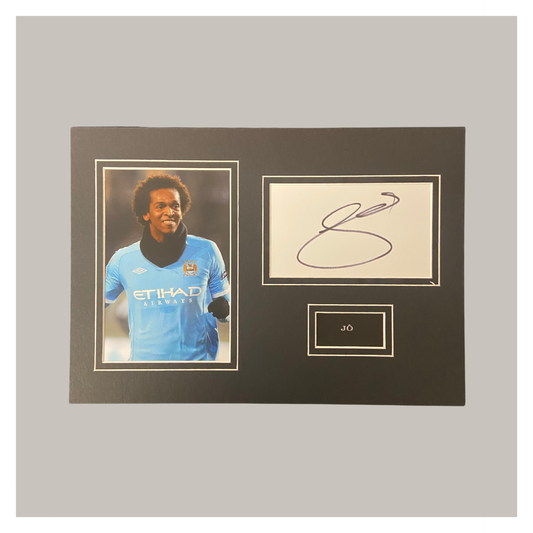 HAND SIGNED JO A4 MOUNTED DISPLAY