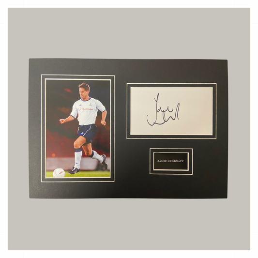 JAMIE REDKNAPP A4 MOUNTED DISPLAY