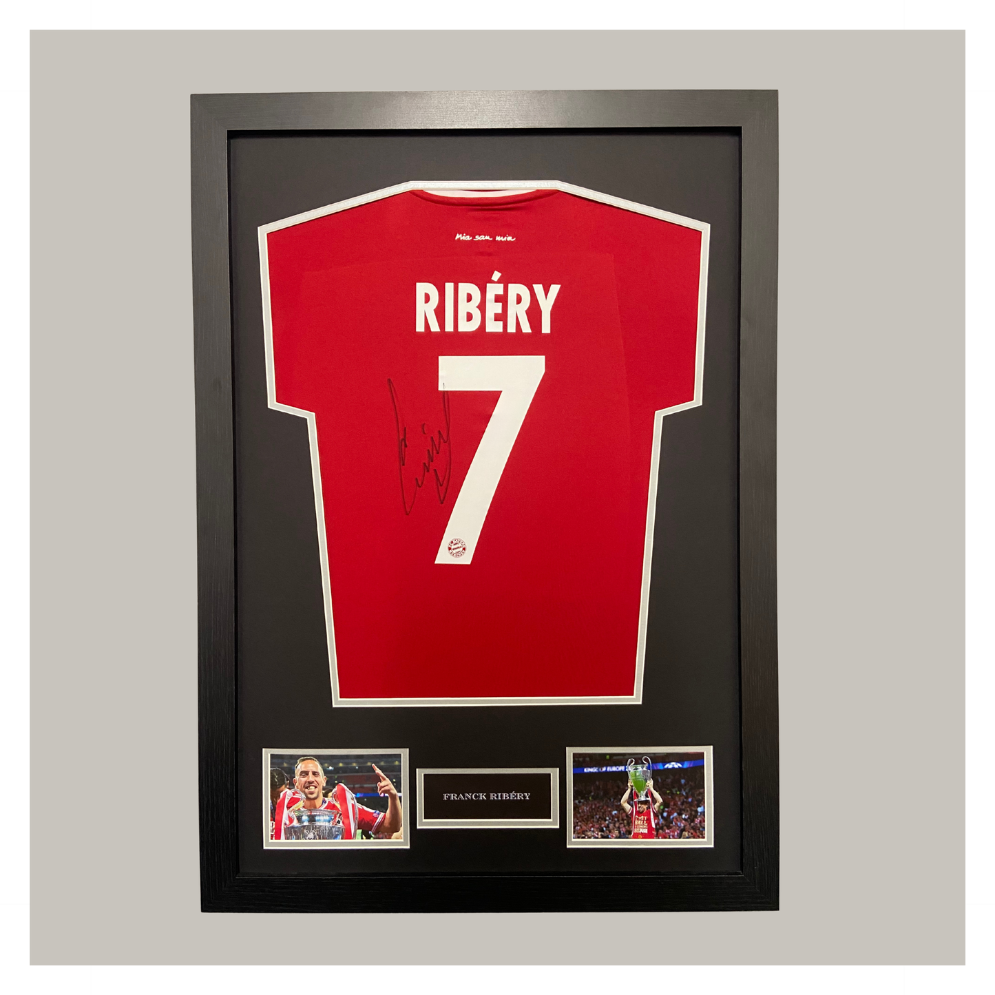 FRANCK RIBERY SIGNED AND FRAMED SHIRT