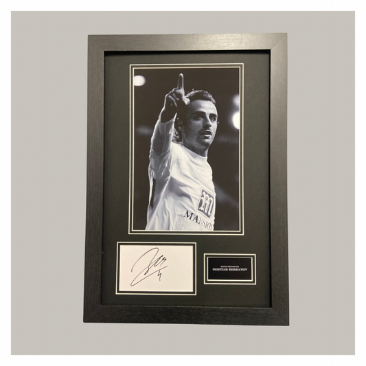 DIMITAR BERBATOV MOUNTED DISPLAY