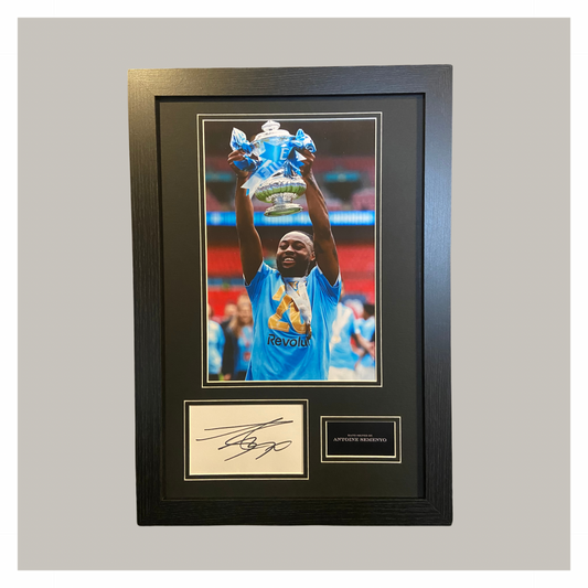 ANTOINE SEMENYO HAND SIGNED DISPLAY