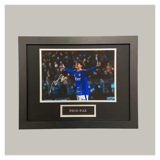 NICO PAZ HAND SINGED DISPLAY