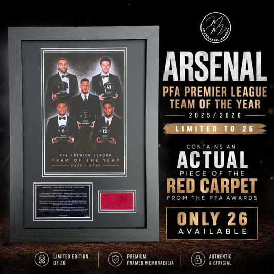 *ARSENAL PFA RED CARPET DISPLAY